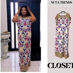 Women's Multicolor Maxi Dress